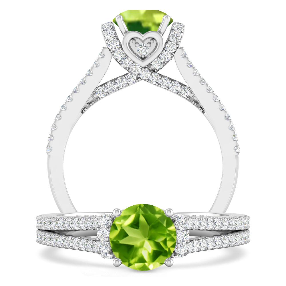 White Gold - Peridot