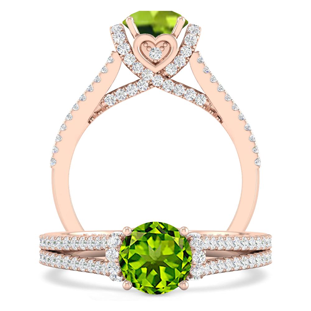 Rose Gold - Peridot