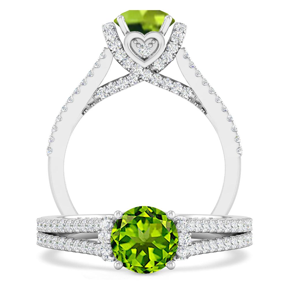 White Gold - Peridot