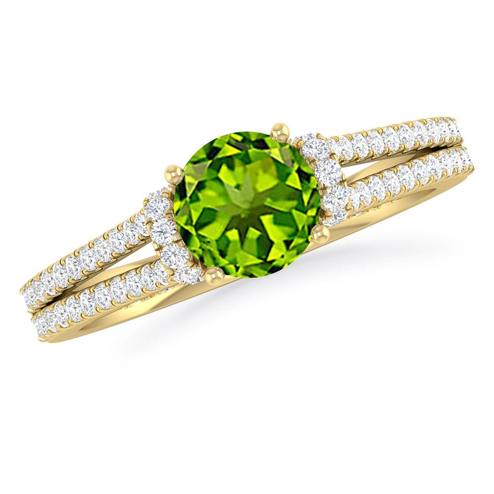 Yellow Gold - Peridot