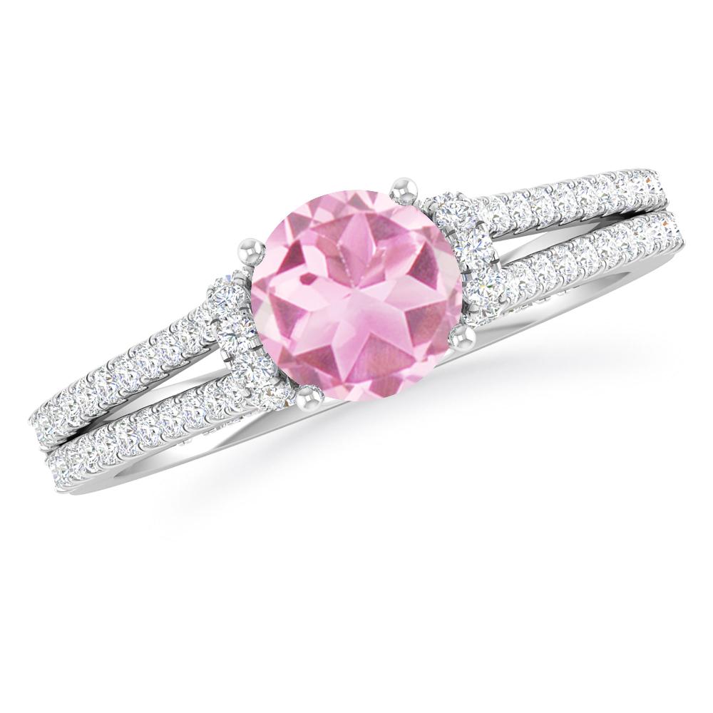 White Gold - Pink Tourmaline