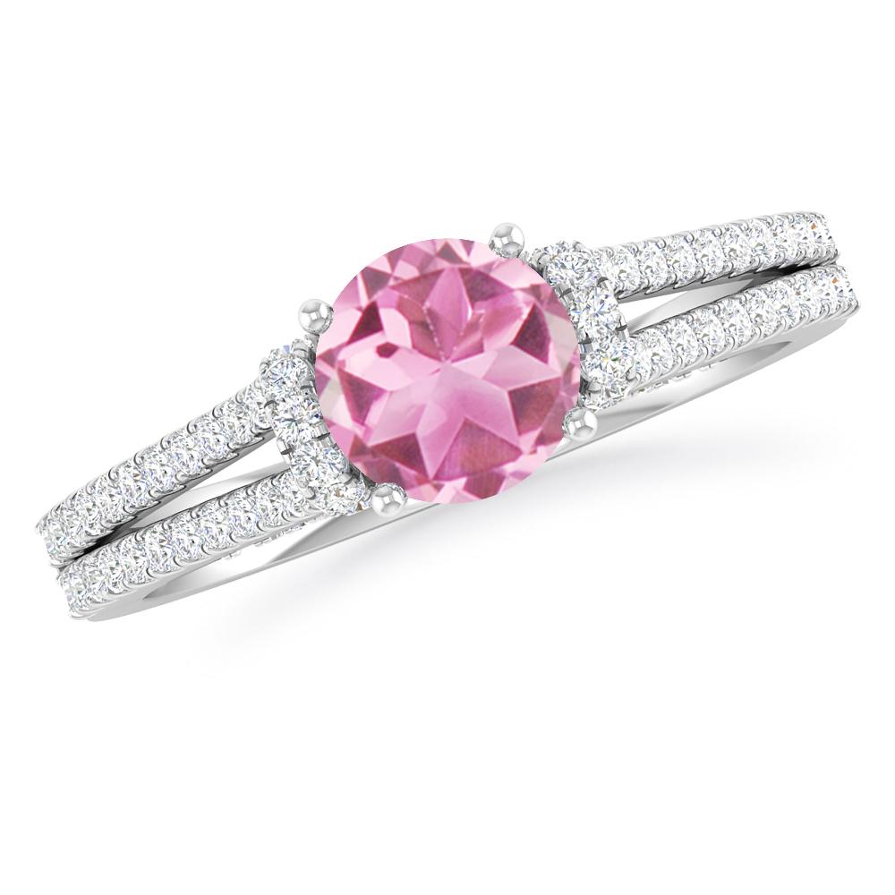 White Gold - Pink Tourmaline