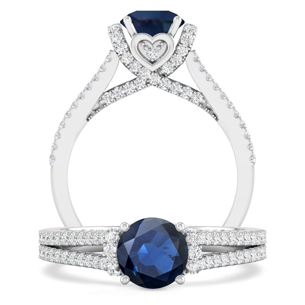 White Gold - Sapphire