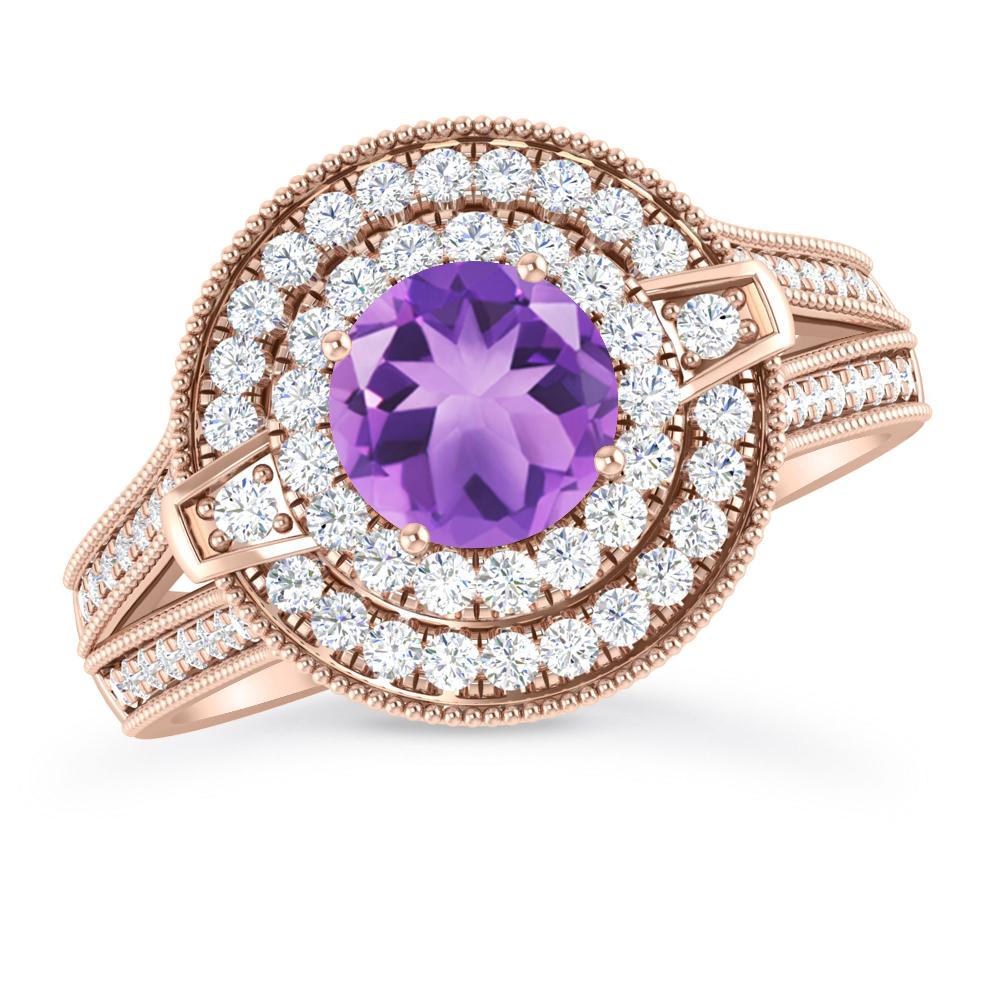 Rose Gold - Amethyst