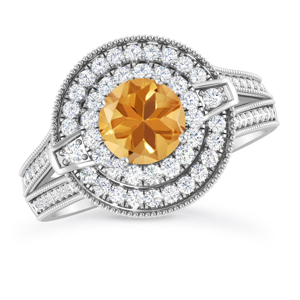 White Gold - Citrine