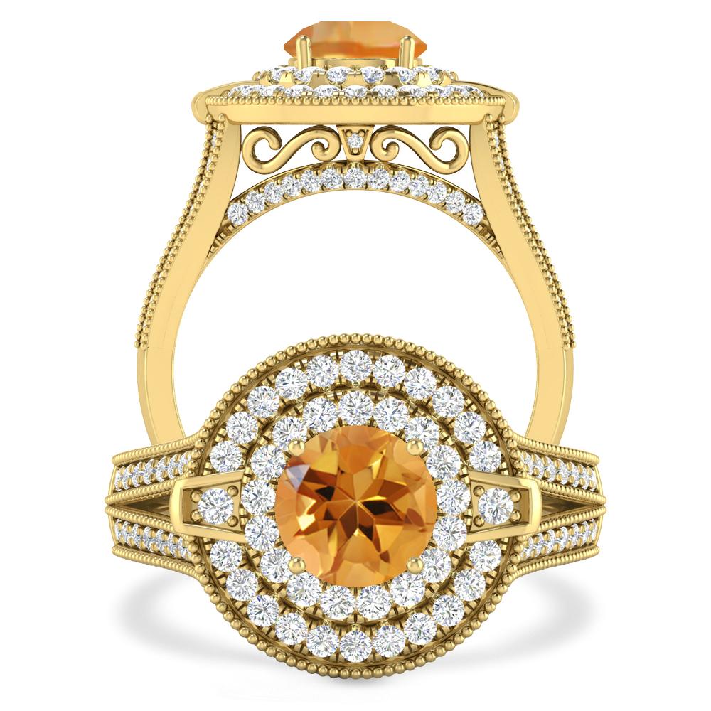 Yellow Gold - Citrine