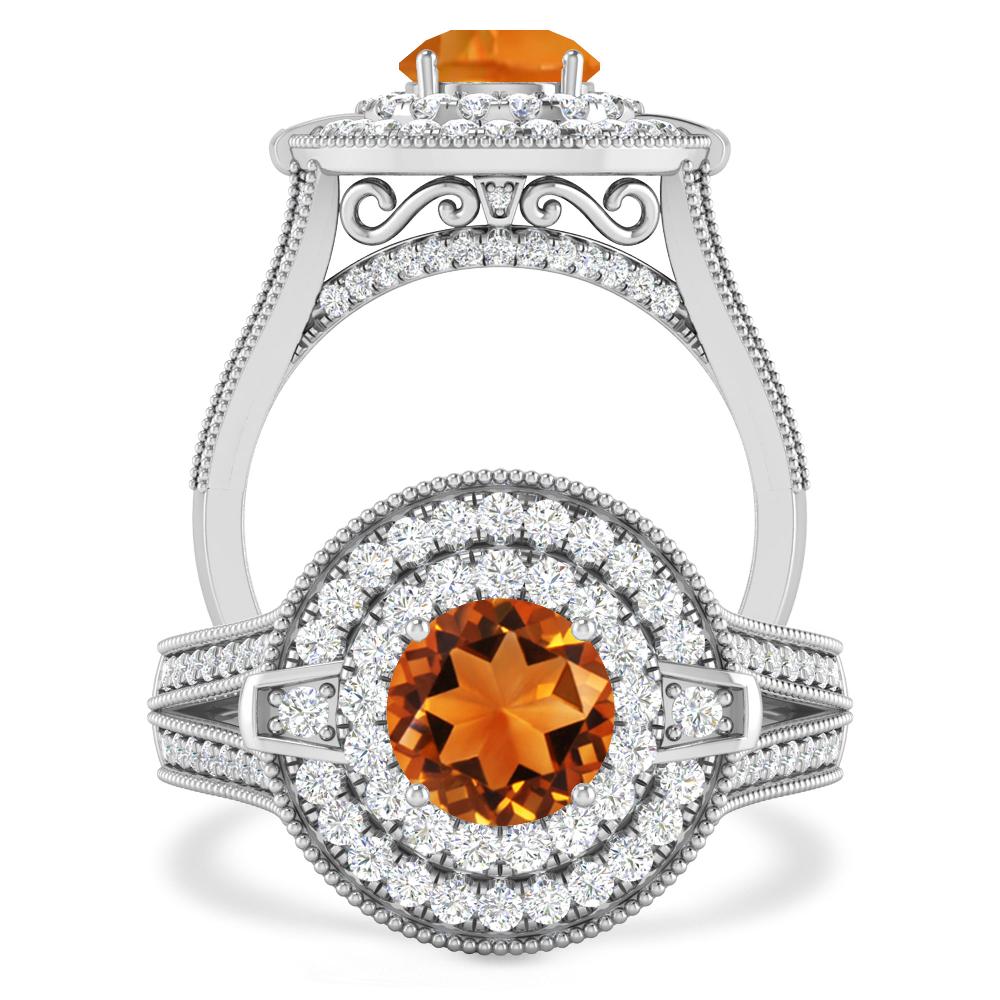 White Gold - Citrine