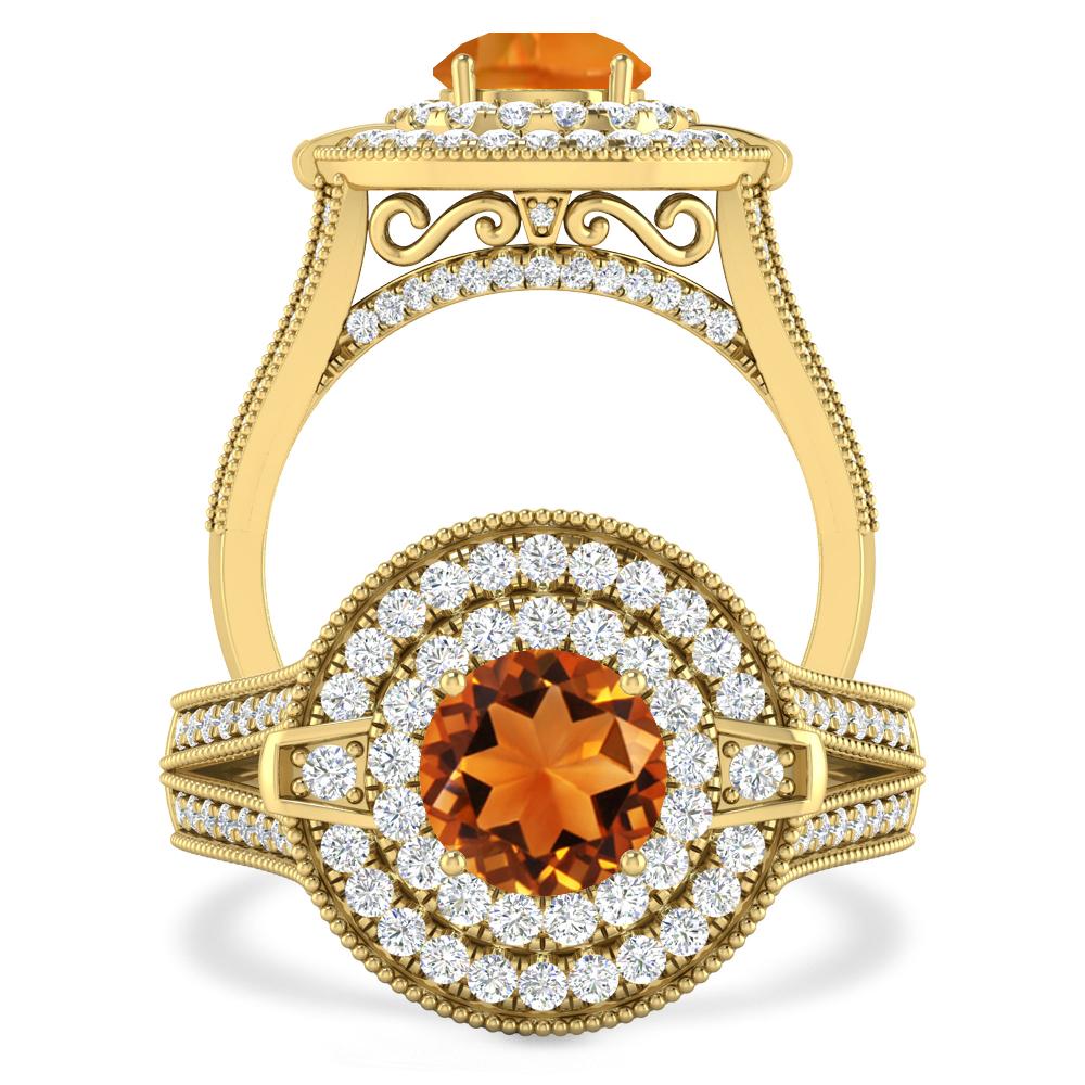 Yellow Gold - Citrine