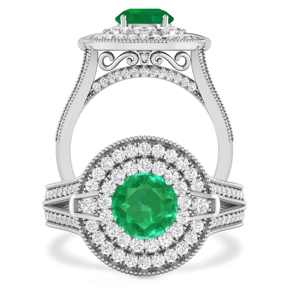 White Gold - Emerald