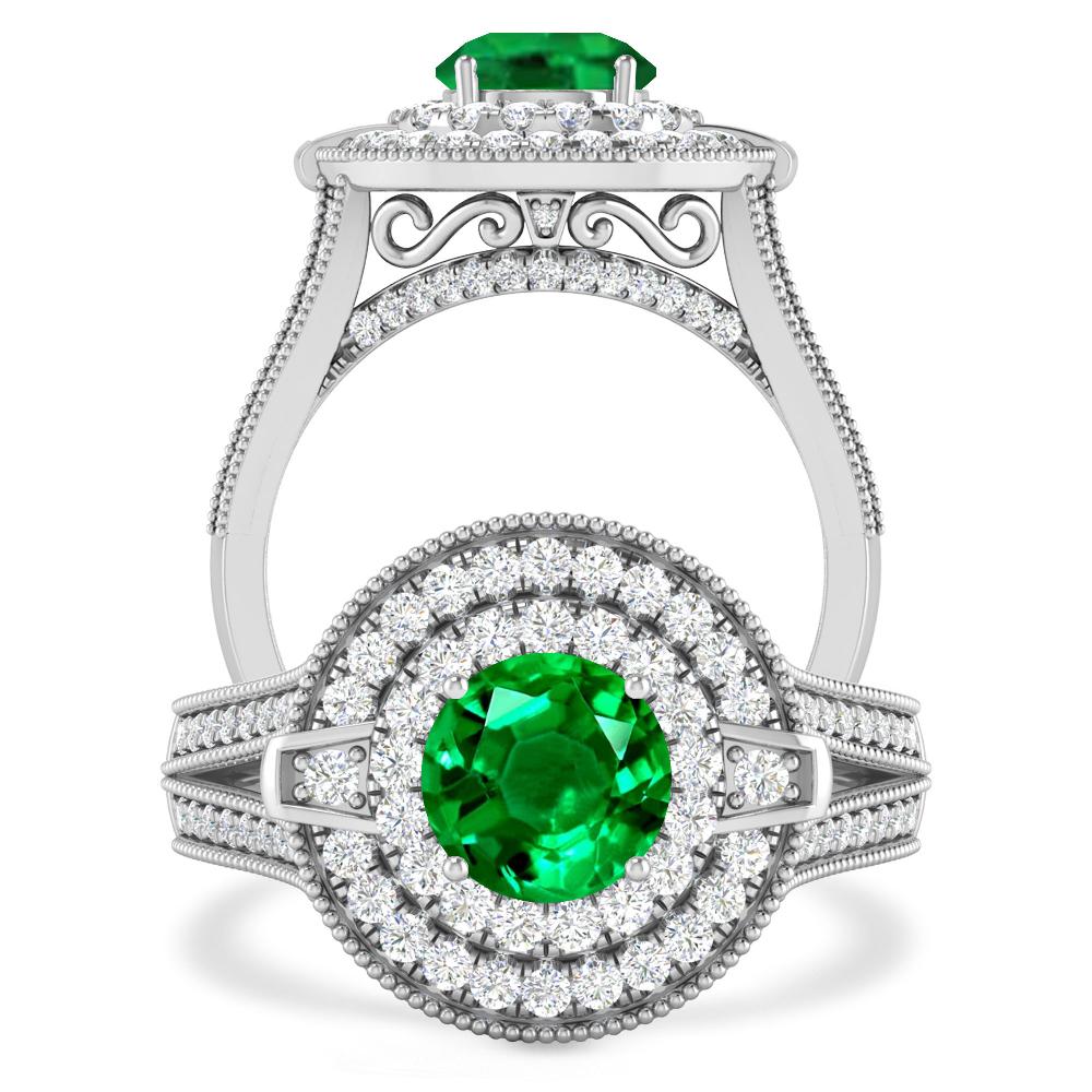 White Gold - Emerald