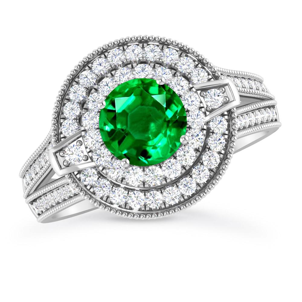 White Gold - Emerald