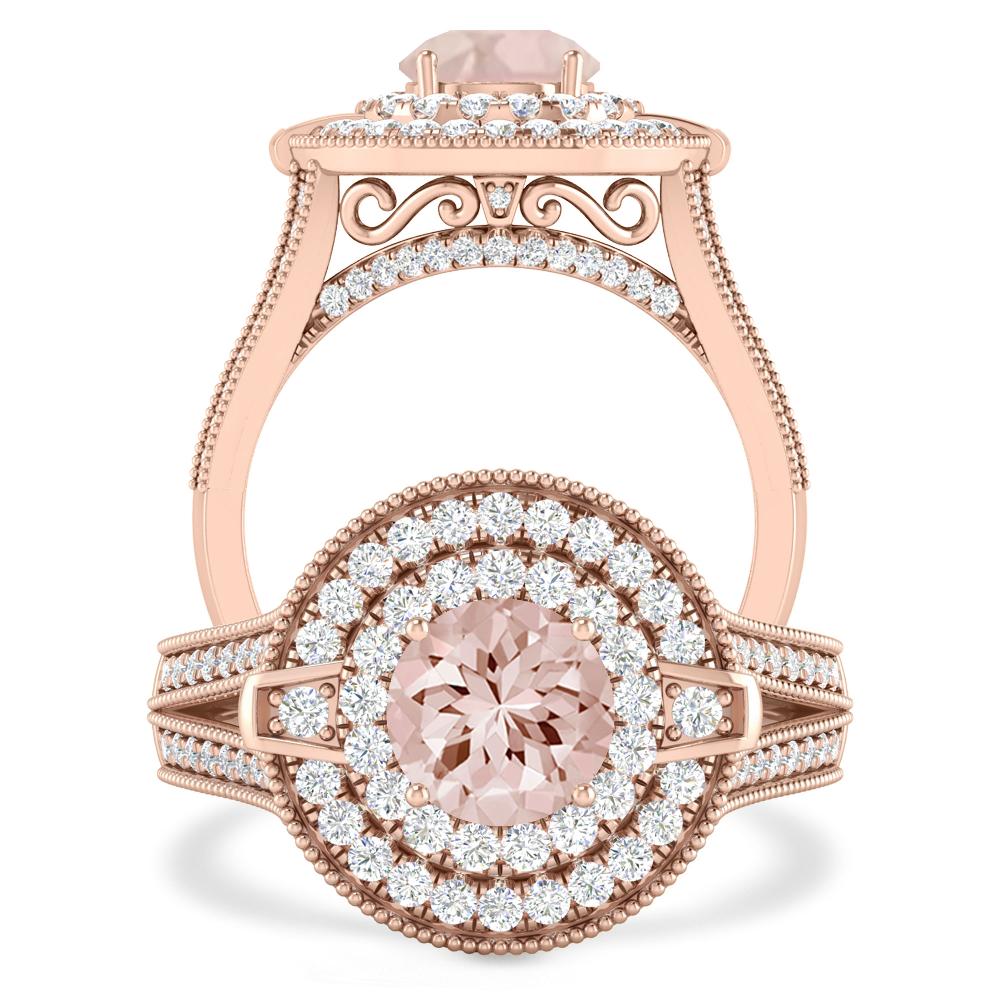 Rose Gold - Morganite