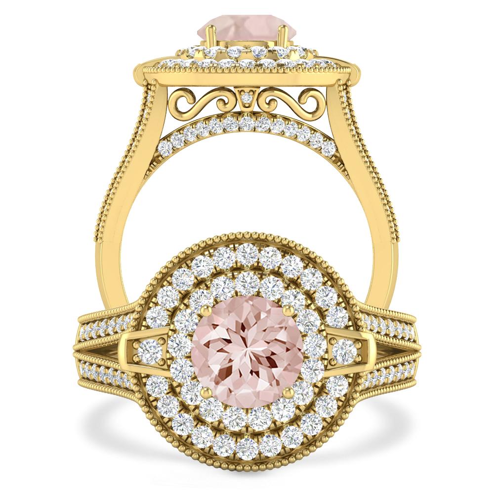 Yellow Gold - Morganite