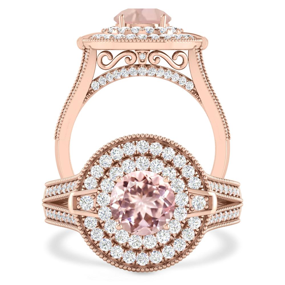 Rose Gold - Morganite