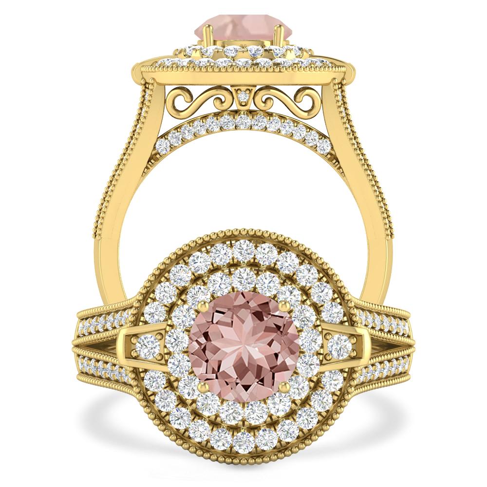 Yellow Gold - Morganite