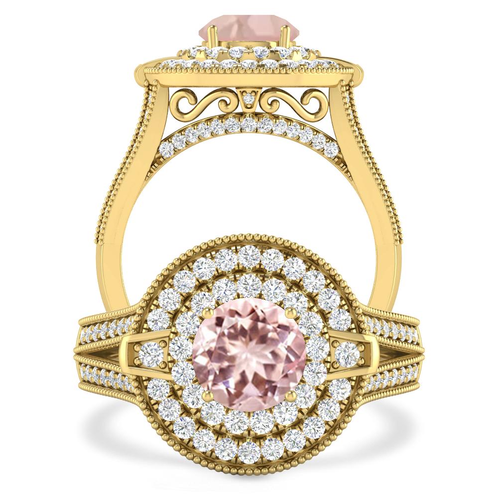 Yellow Gold - Morganite