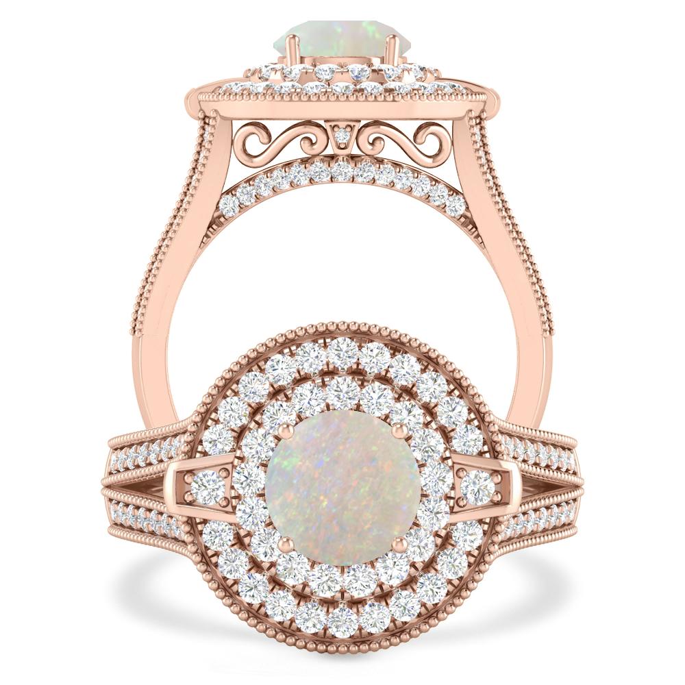 Rose Gold - Opal