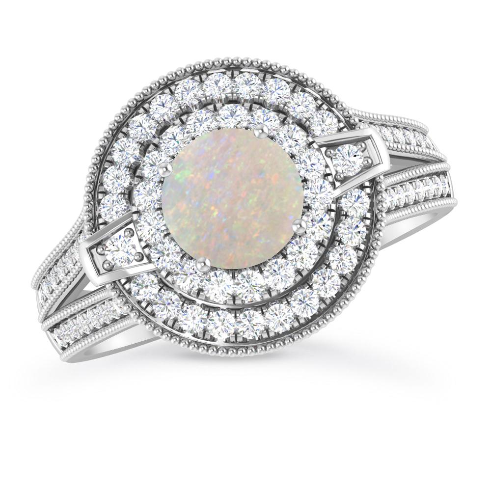 White Gold - Opal