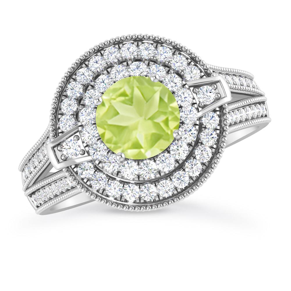 White Gold - Peridot