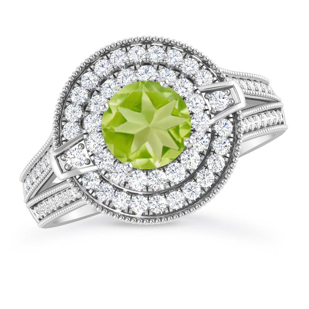 White Gold - Peridot