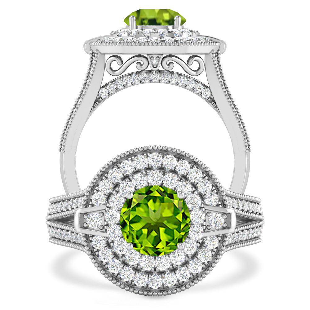 White Gold - Peridot