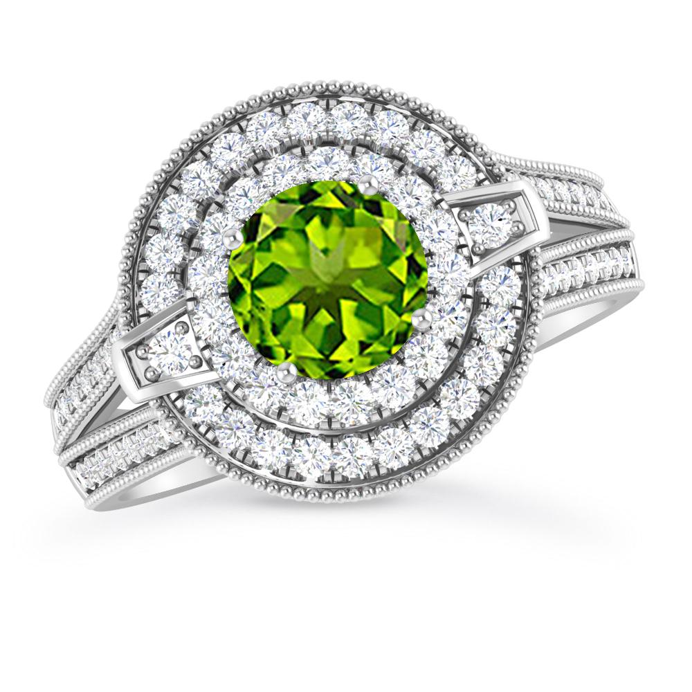 White Gold - Peridot