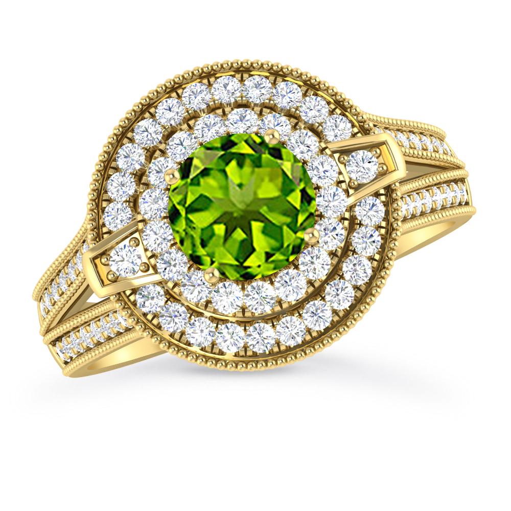 Yellow Gold - Peridot