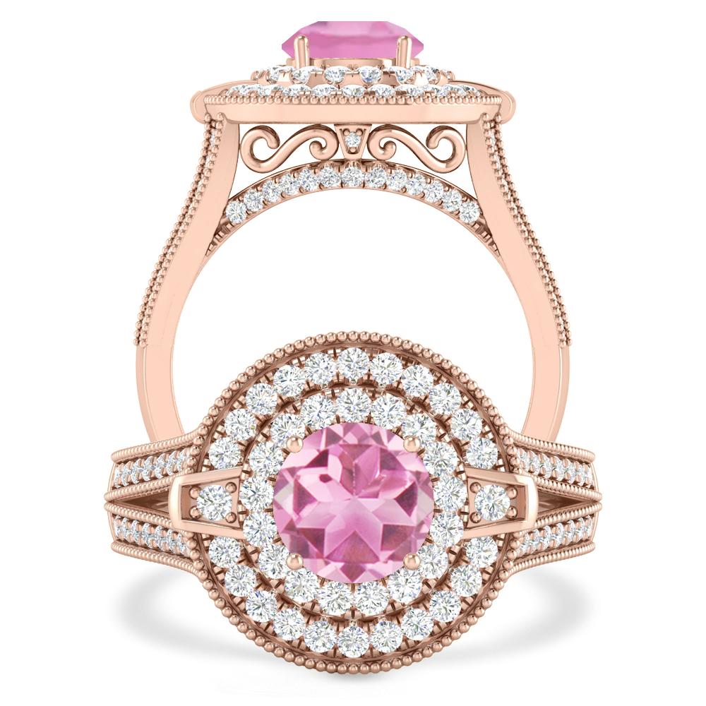 Rose Gold - Pink Tourmaline