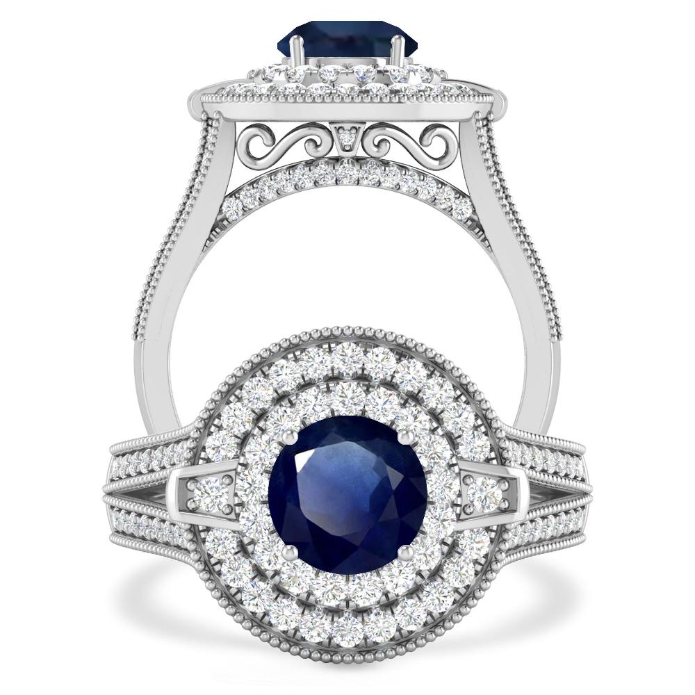 White Gold - Sapphire