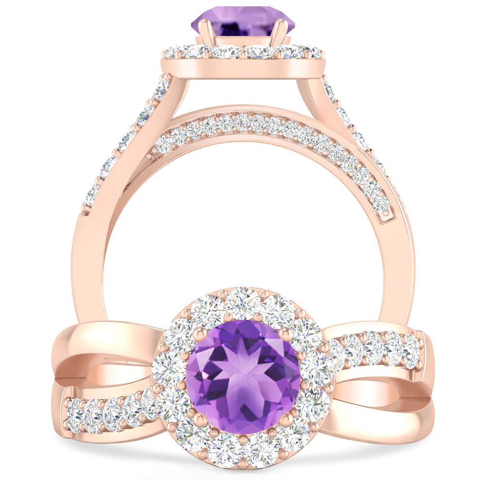 Rose Gold - Amethyst