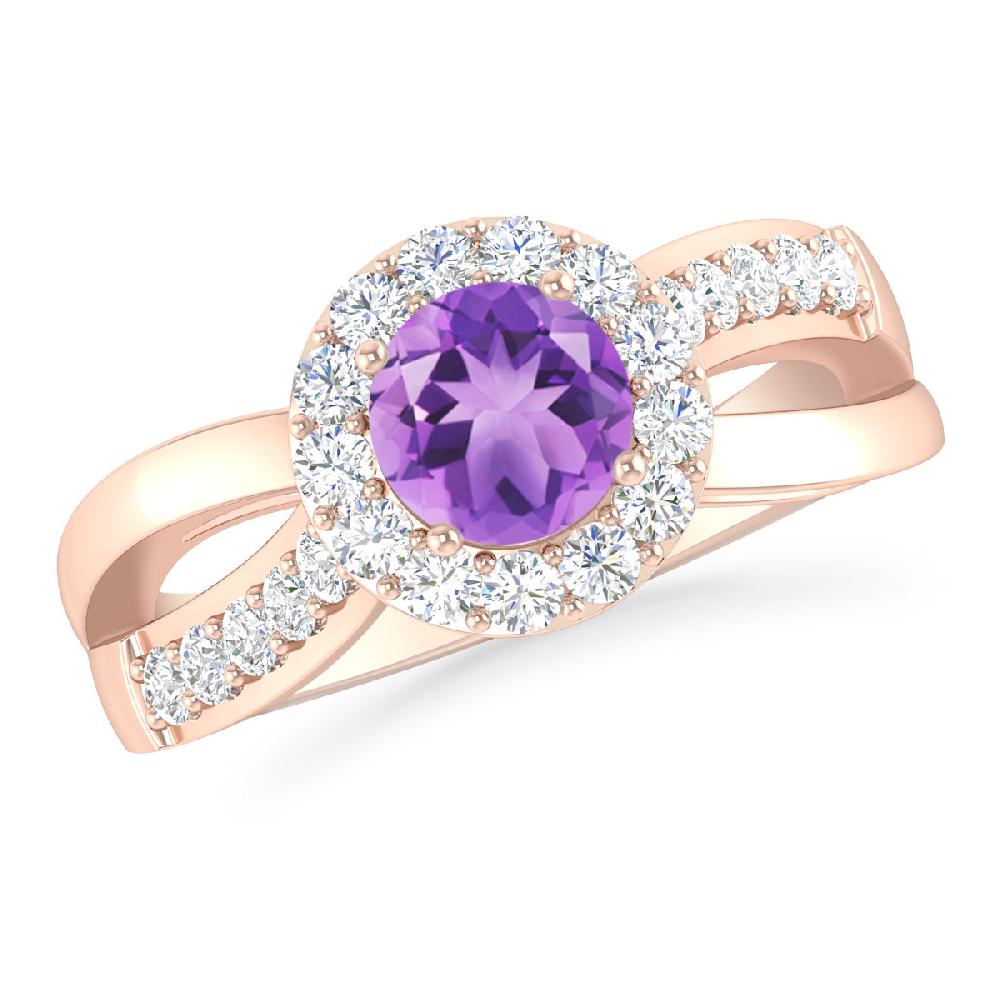 Rose Gold - Amethyst