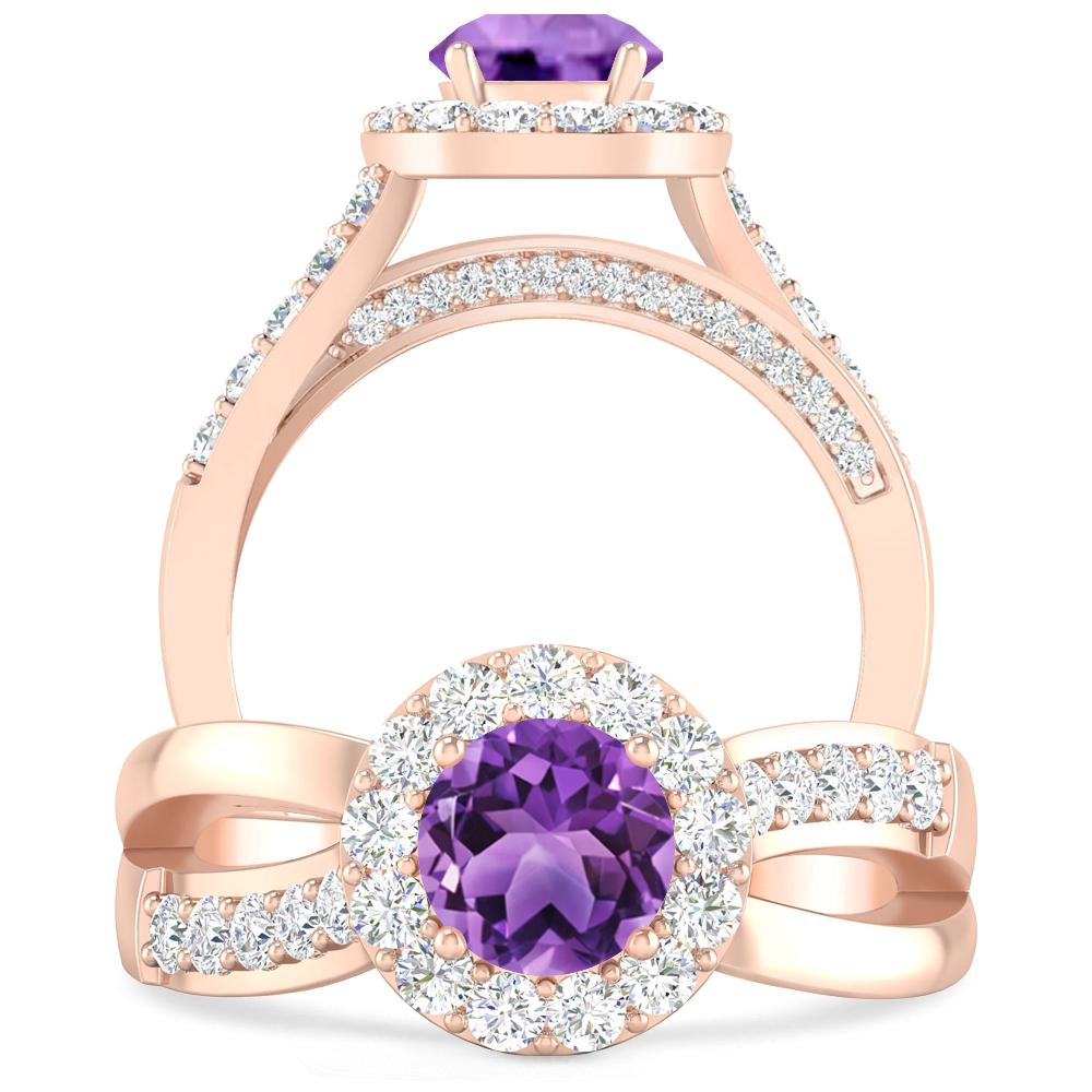 Rose Gold - Amethyst