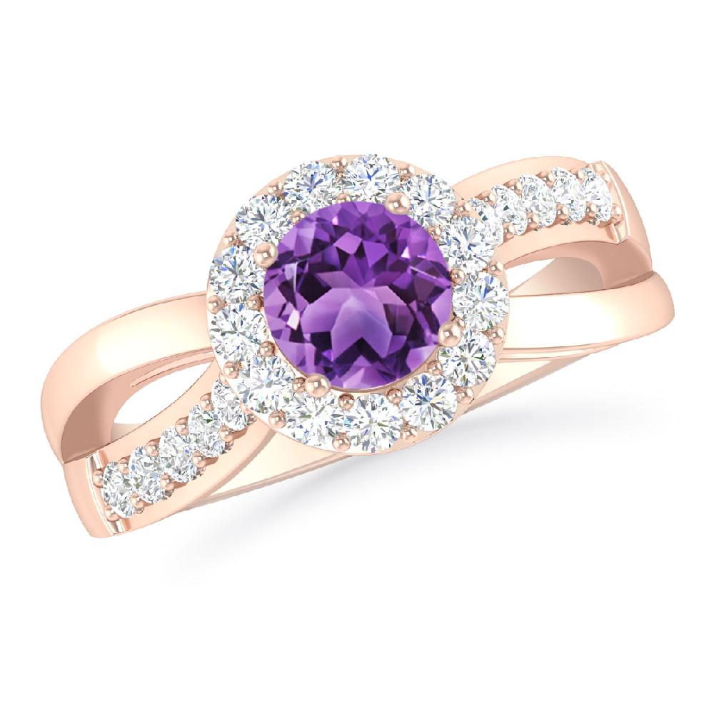 Rose Gold - Amethyst