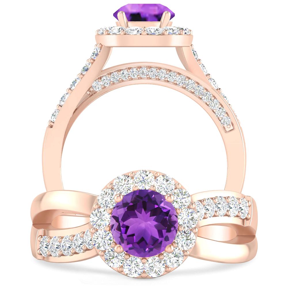 Rose Gold - Amethyst