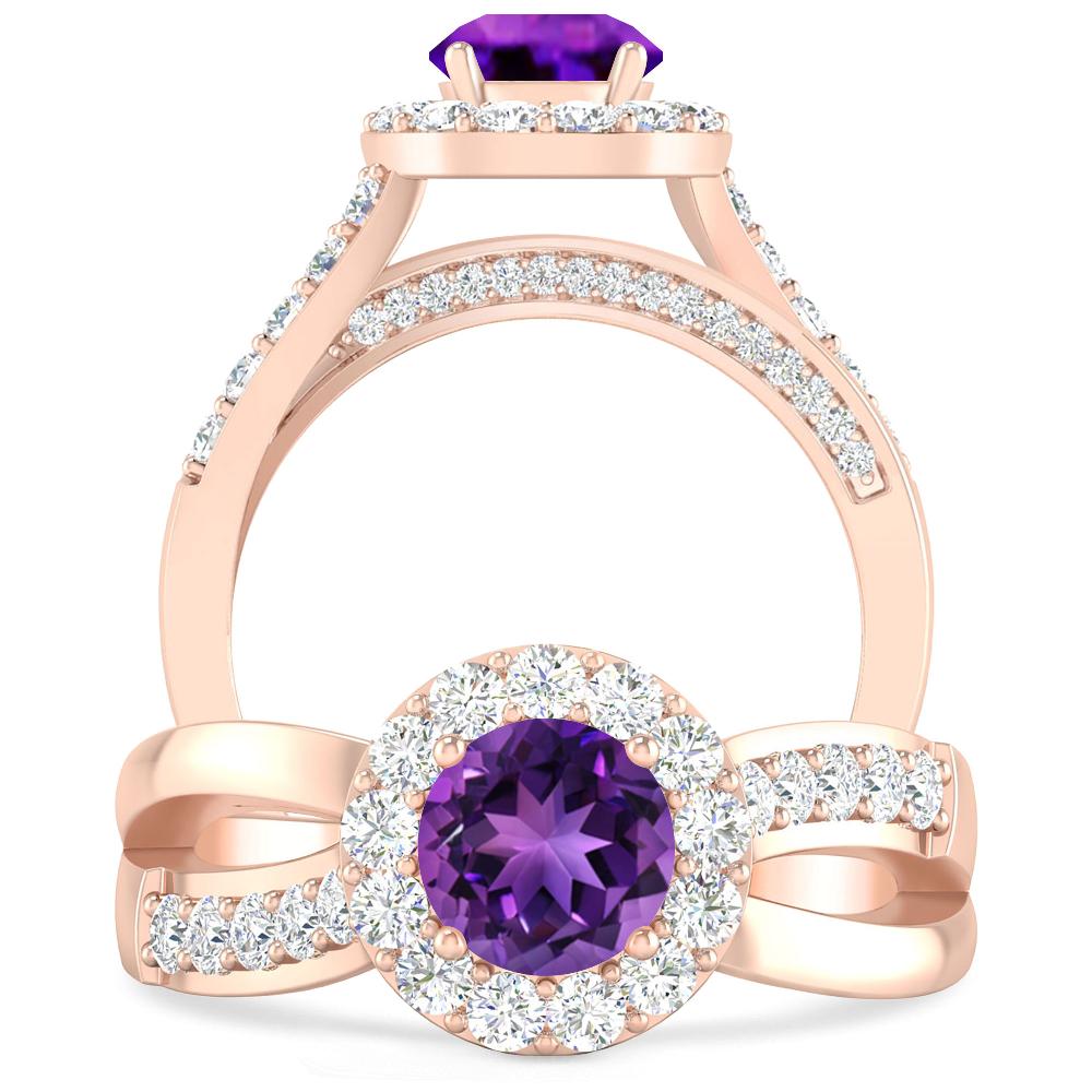 Rose Gold - Amethyst