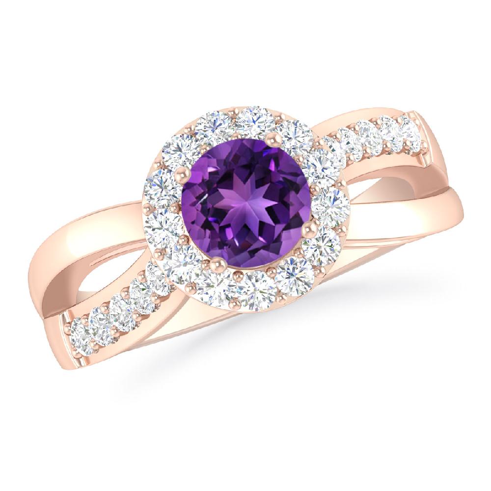 Rose Gold - Amethyst