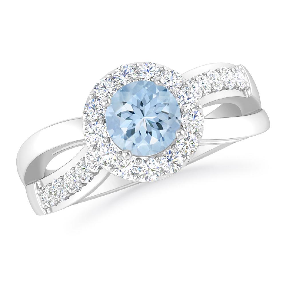 White Gold - Aquamarine