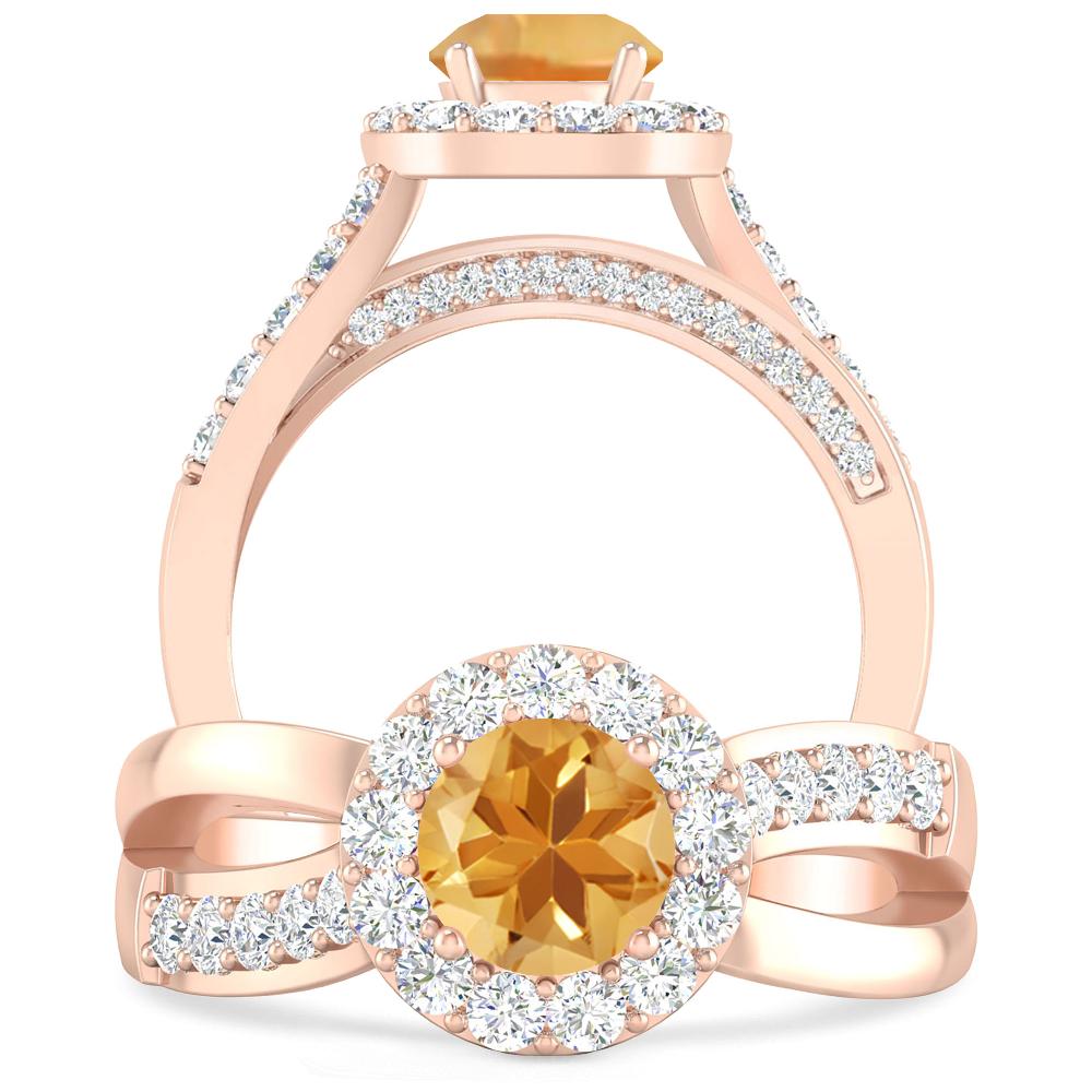 Rose Gold - Citrine