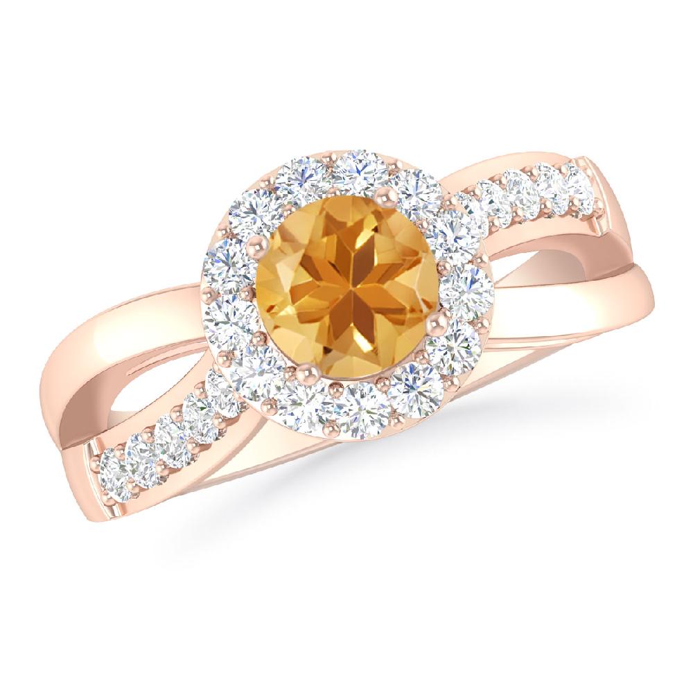 Rose Gold - Citrine