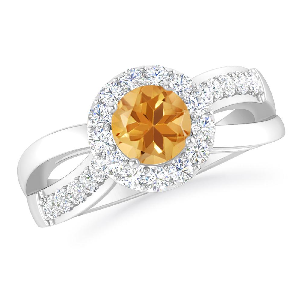 White Gold - Citrine