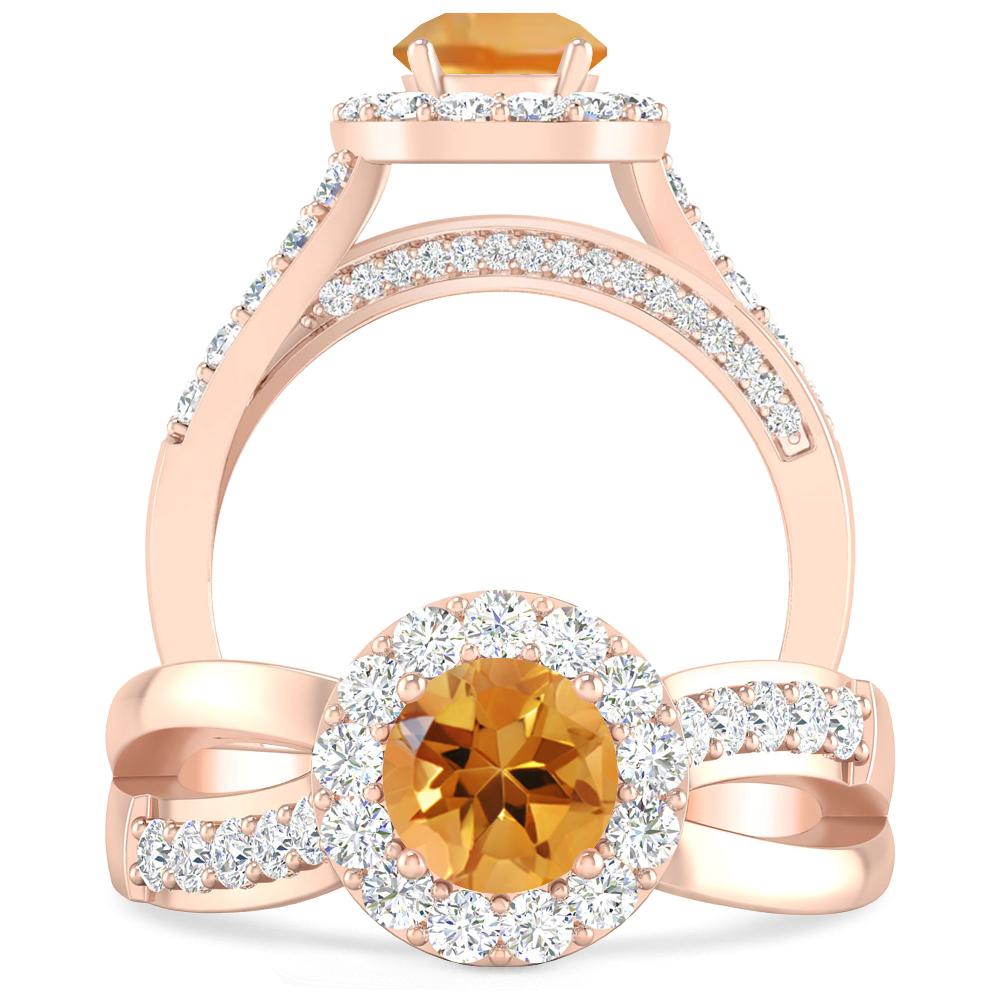 Rose Gold - Citrine