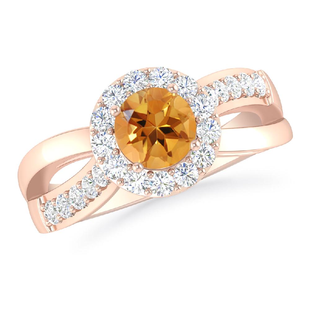 Rose Gold - Citrine