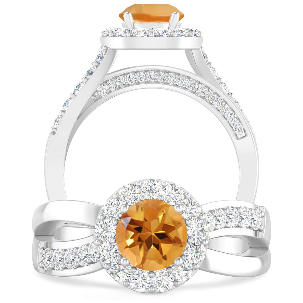 White Gold - Citrine