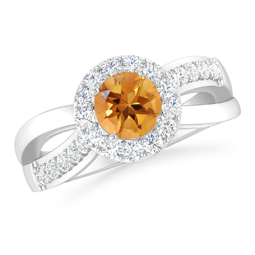 White Gold - Citrine