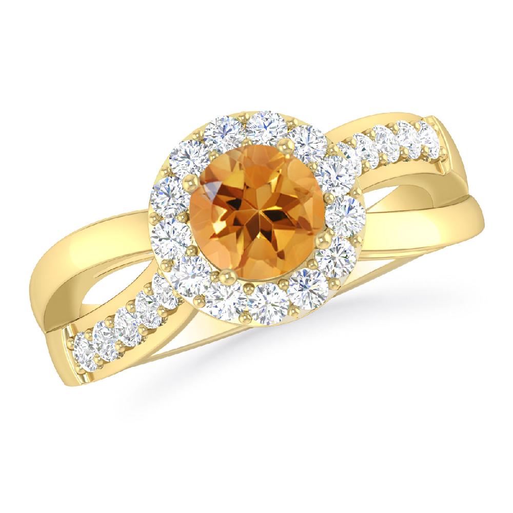 Yellow Gold - Citrine