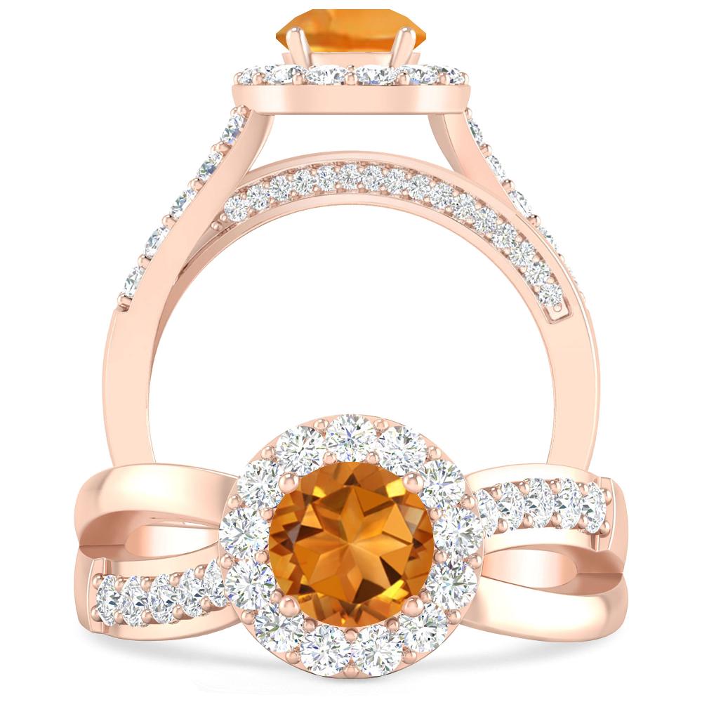 Rose Gold - Citrine