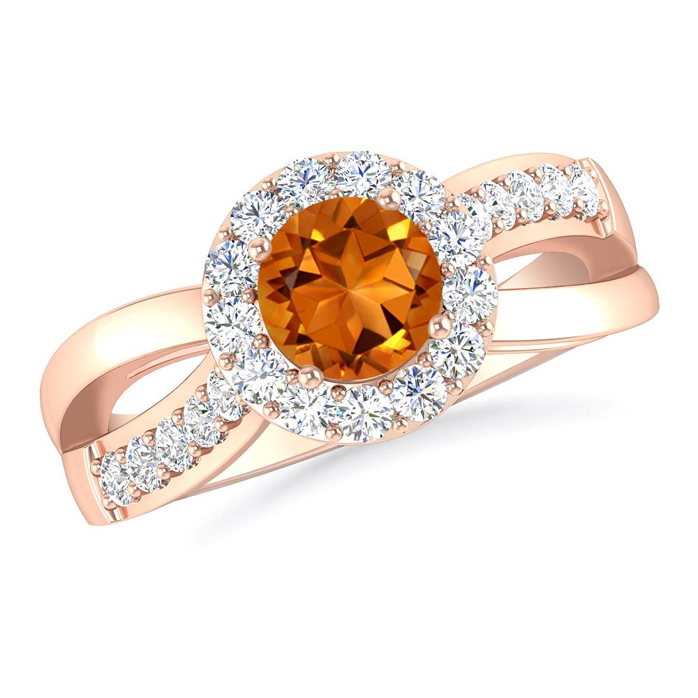 Rose Gold - Citrine