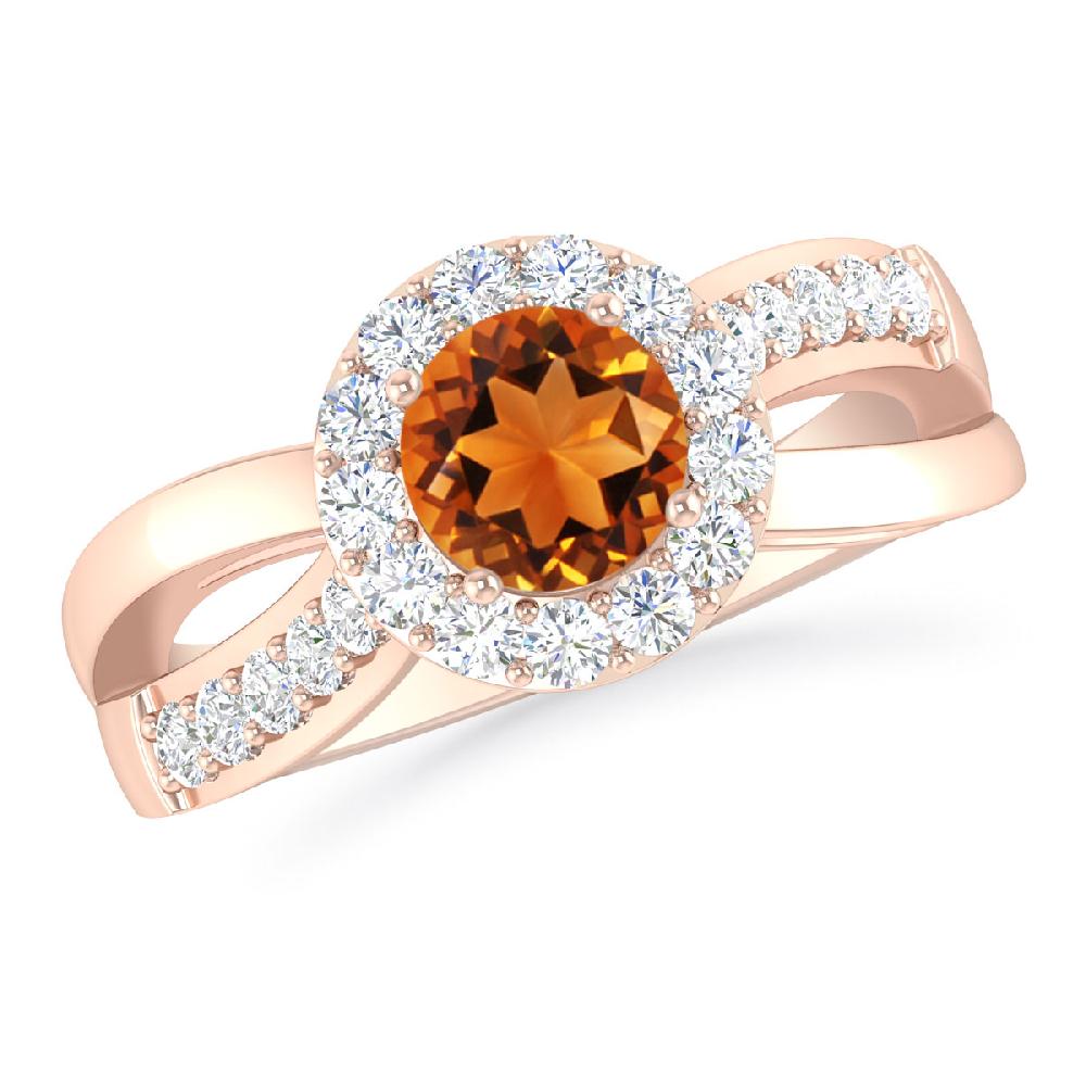 Rose Gold - Citrine