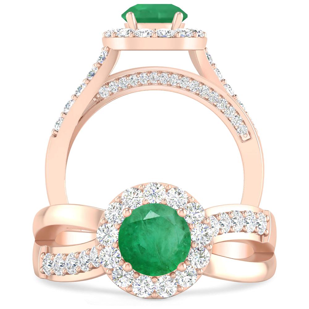 Rose Gold - Emerald