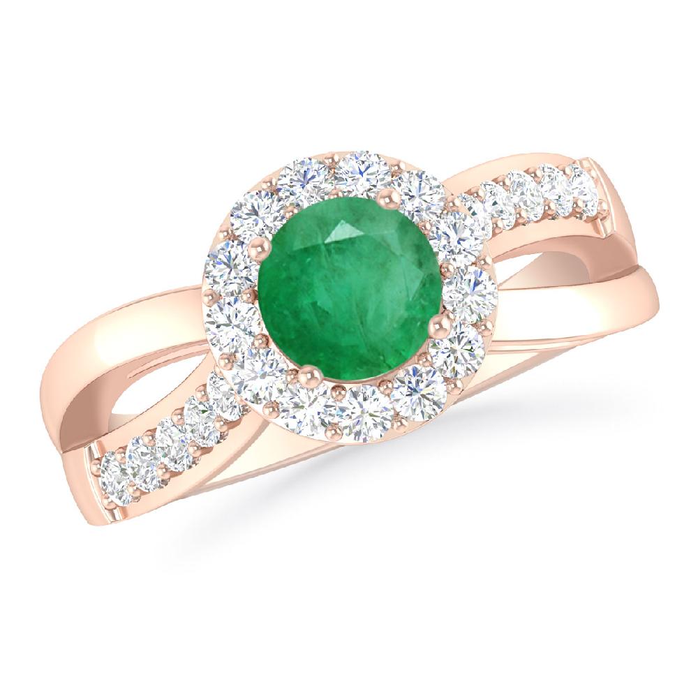 Rose Gold - Emerald